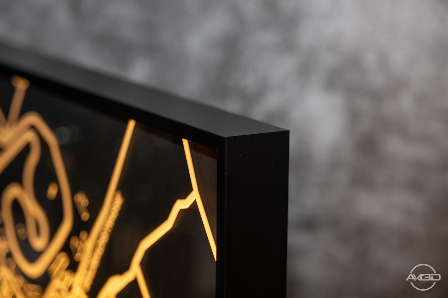Sachsenring Karte als LED Bild