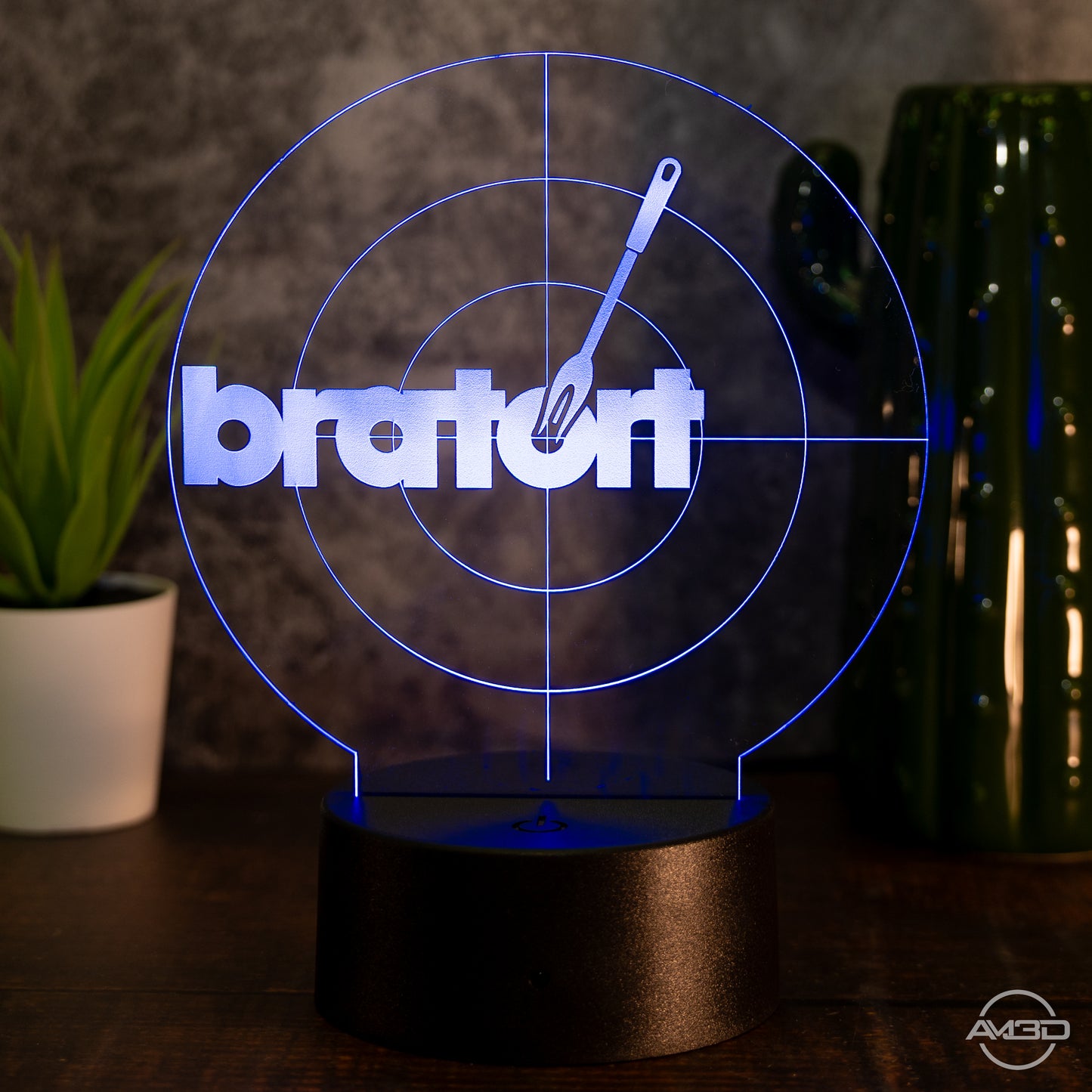 LED-Leuchte „bratort“ – Die humorvolle Grill-Lampe für Krimi-Fans