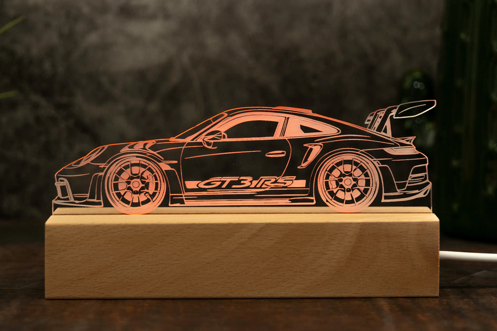 Personalisierte Auto Lampe aus Foto, LED Acryl Auto Lampe, Geschenk für Männer, Geschenk für Autoliebhaber, individuelles Auto Geschenk