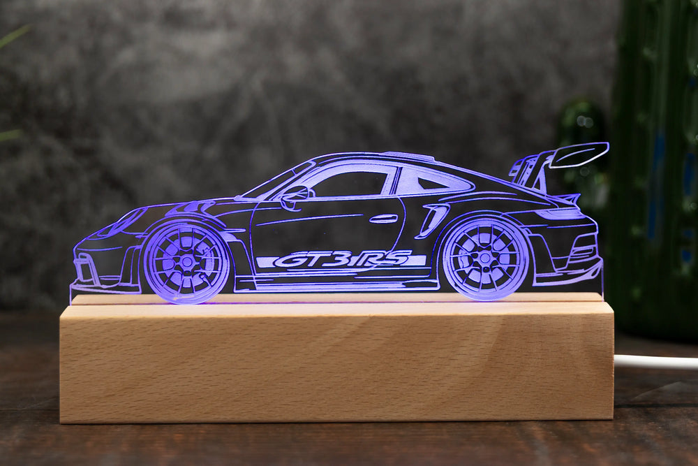 Personalisierte Auto Lampe aus Foto, LED Acryl Auto Lampe, Geschenk für Männer, Geschenk für Autoliebhaber, individuelles Auto Geschenk