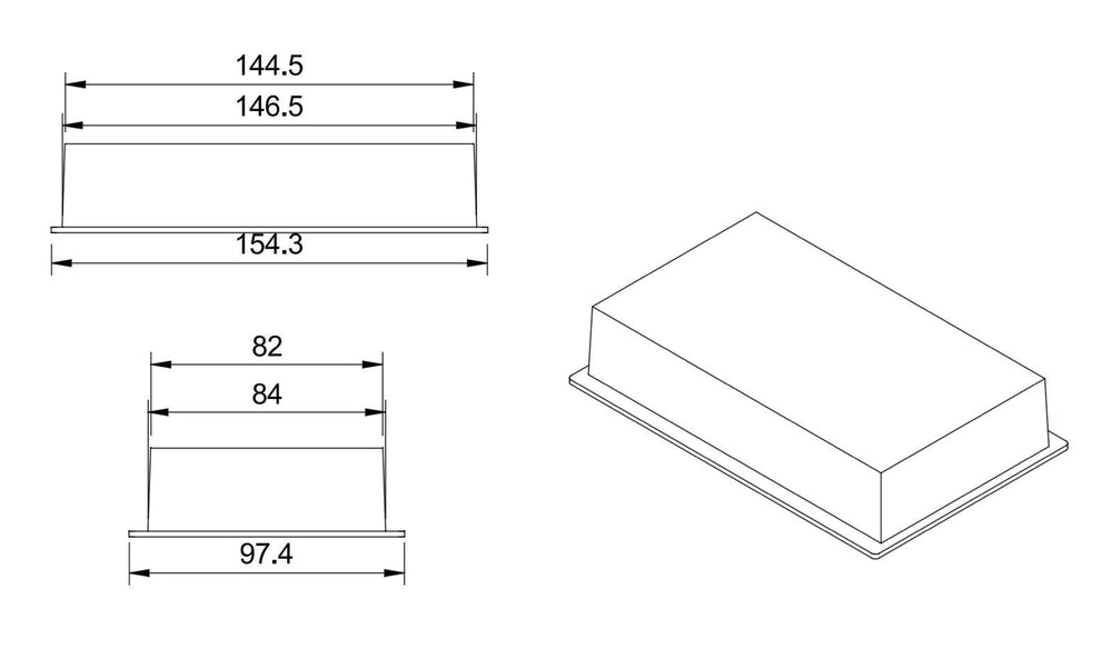 Ersatz - Abdeckung (Diffusor) aus PETG, opalweiß – kompatibel mit Philips Außenleuchten* - AM3D Shop