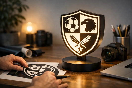 Vereinslogo Lampe erstellen leicht gemacht
