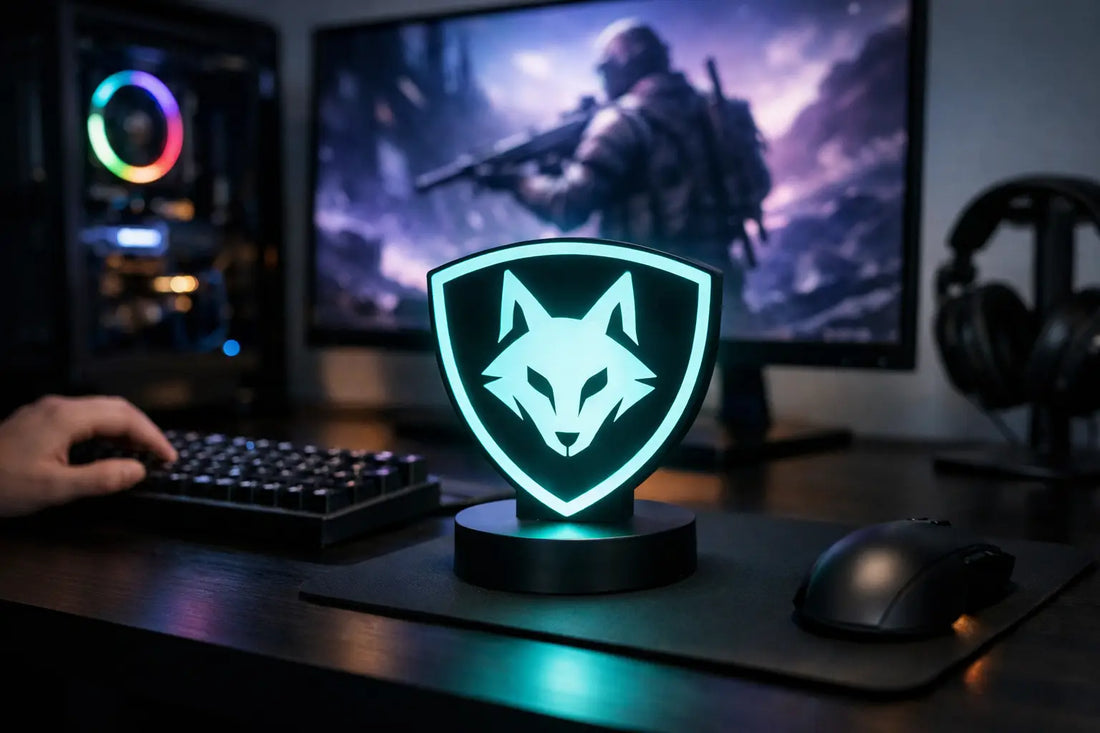 Gaming Lampe mit Logo richtig gestalten