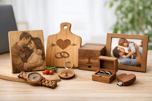 Personalisierte Holzgeschenke online gestalten