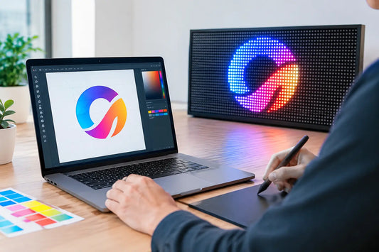 Logo für ein LED-Schild richtig vorbereiten
