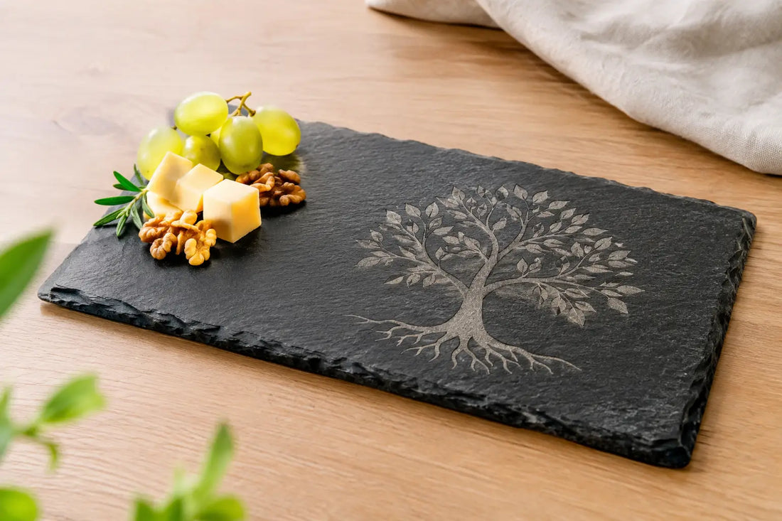 Personalisierte Schieferplatte mit Gravur