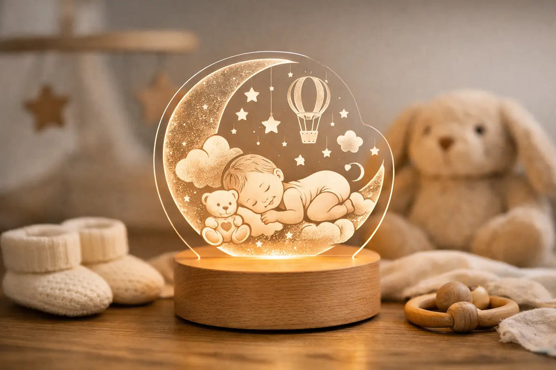 Personalisierte Lampe zur Geburt kaufen