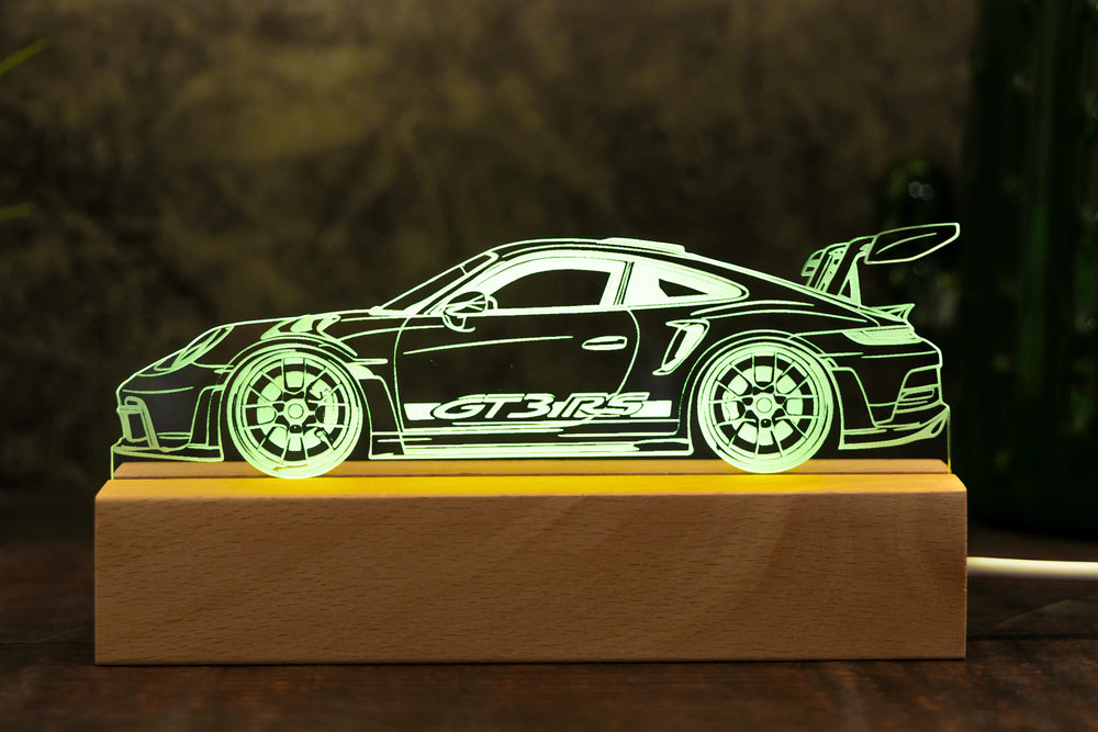 Personalisierte Auto Lampe aus Foto, LED Acryl Auto Lampe, Geschenk für Männer, Geschenk für Autoliebhaber, individuelles Auto Geschenk