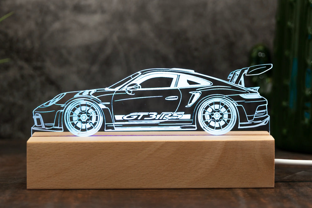 Personalisierte Auto Lampe aus Foto, LED Acryl Auto Lampe, Geschenk für Männer, Geschenk für Autoliebhaber, individuelles Auto Geschenk