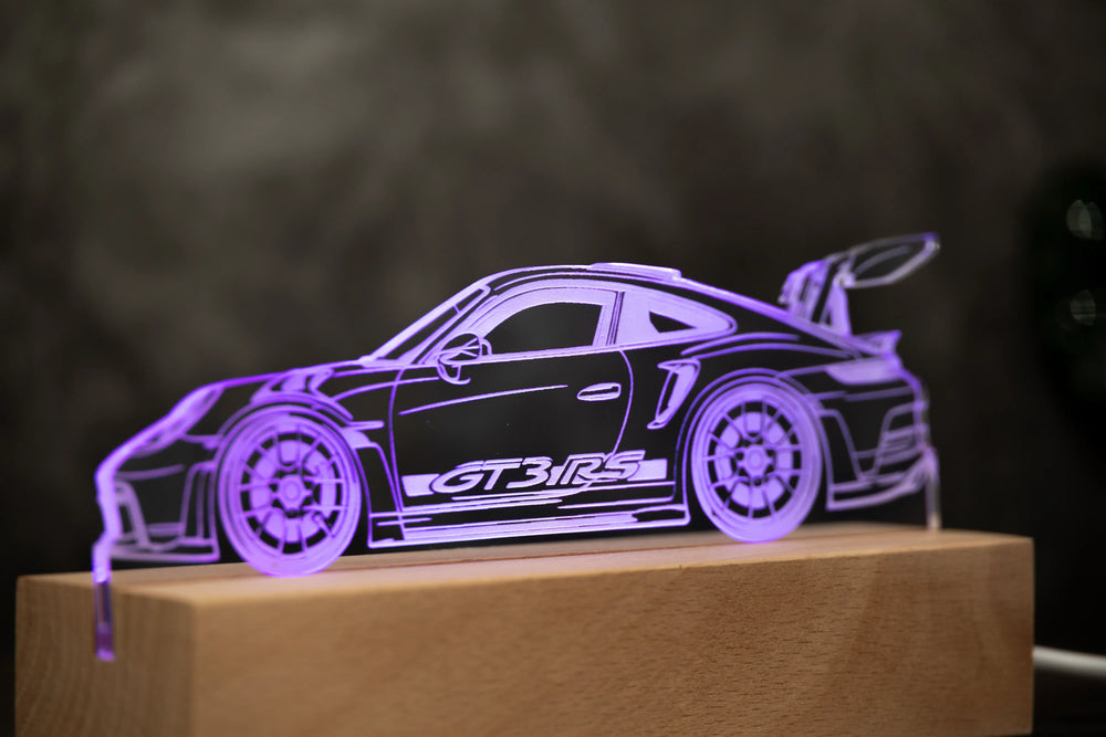 Personalisierte Auto Lampe aus Foto, LED Acryl Auto Lampe, Geschenk für Männer, Geschenk für Autoliebhaber, individuelles Auto Geschenk
