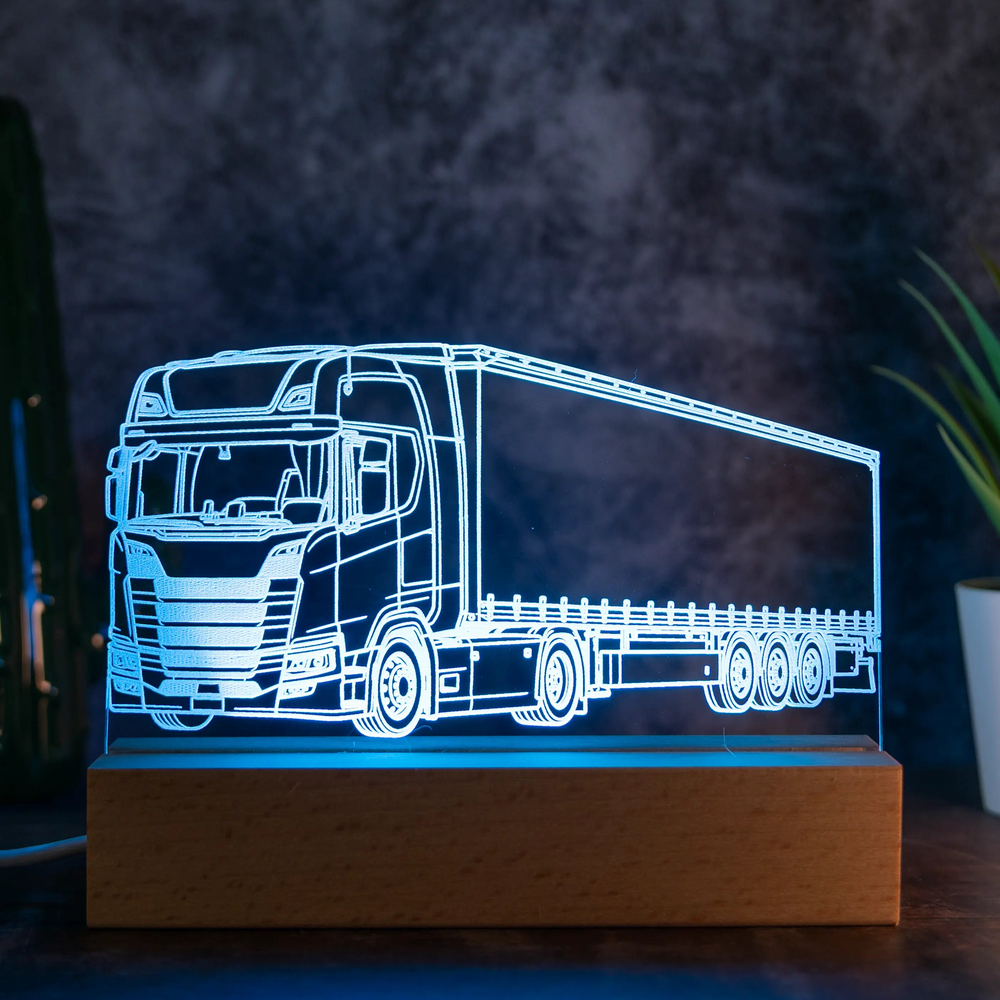Personalisierte LKW LED Lampe nach deinem Foto
