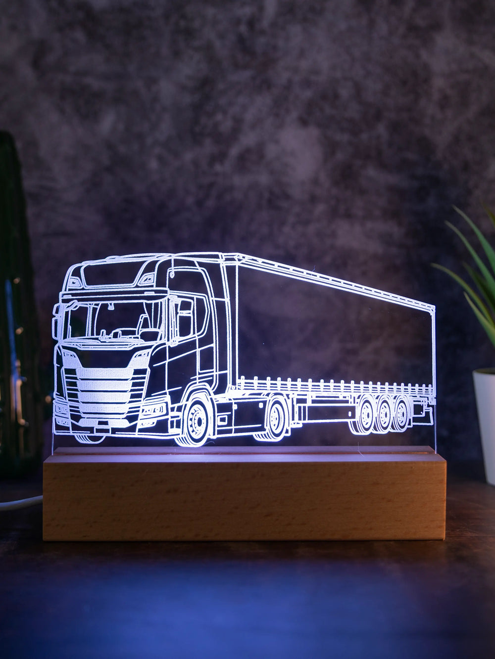 Personalisierte LKW LED Lampe nach deinem Foto