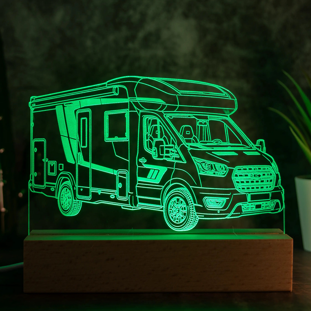 Personalisierte Wohnmobil LED Lampe nach Foto | AM3D