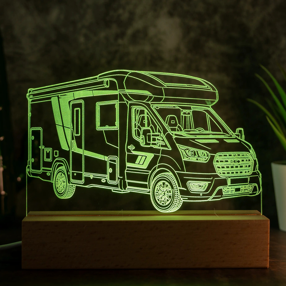 Personalisierte Wohnmobil LED Lampe nach Foto | AM3D