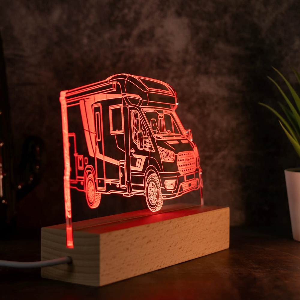 Personalisierte Wohnmobil LED Lampe nach Foto | AM3D