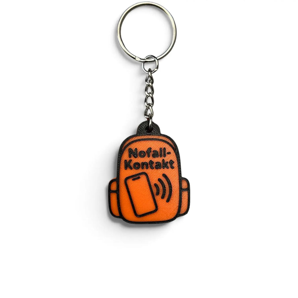 NFC Schlüsselanhänger Notfallkontakt für Kinder