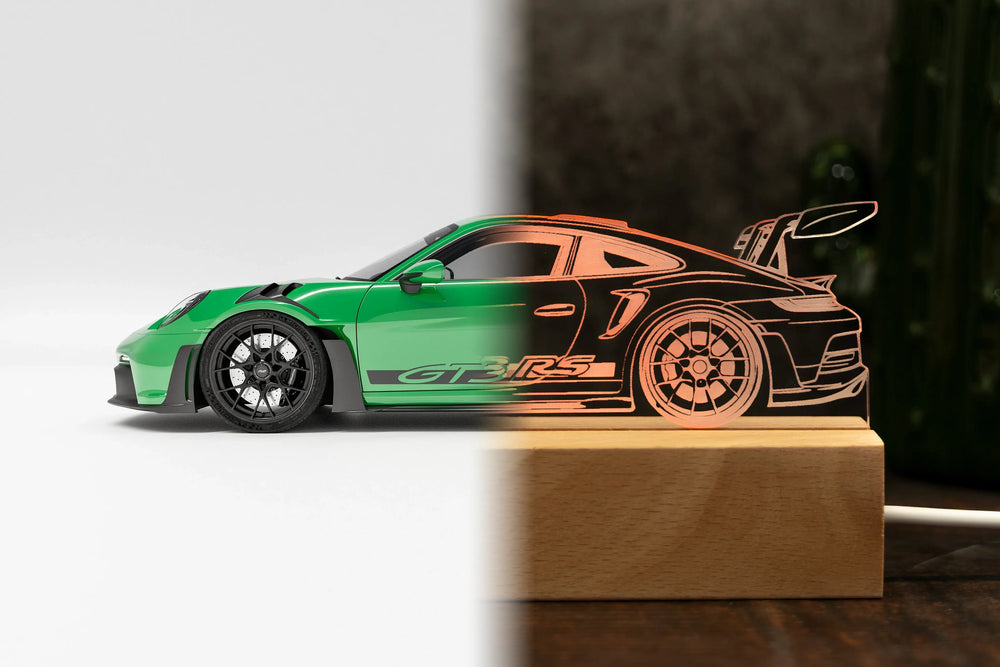 Personalisierte Auto Lampe aus Foto, LED Acryl Auto Lampe, Geschenk für Männer, Geschenk für Autoliebhaber, individuelles Auto Geschenk