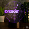 LED - Leuchte „bratort“ – Die humorvolle Grill - Lampe für Krimi - Fans - AM3D Shopmit Kunststoffsockel