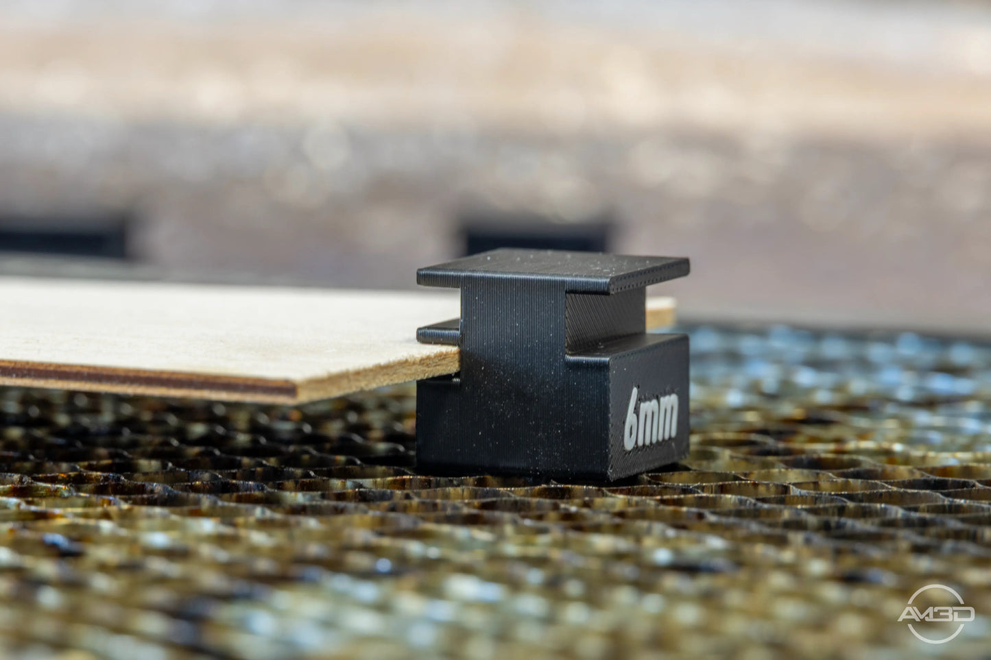 Magnetischer 3 - in - 1 Anschlagwürfel für Laser - Honeycomb / Wabentisch – 3 mm / 4 mm / 6 mm - AM3D Shop