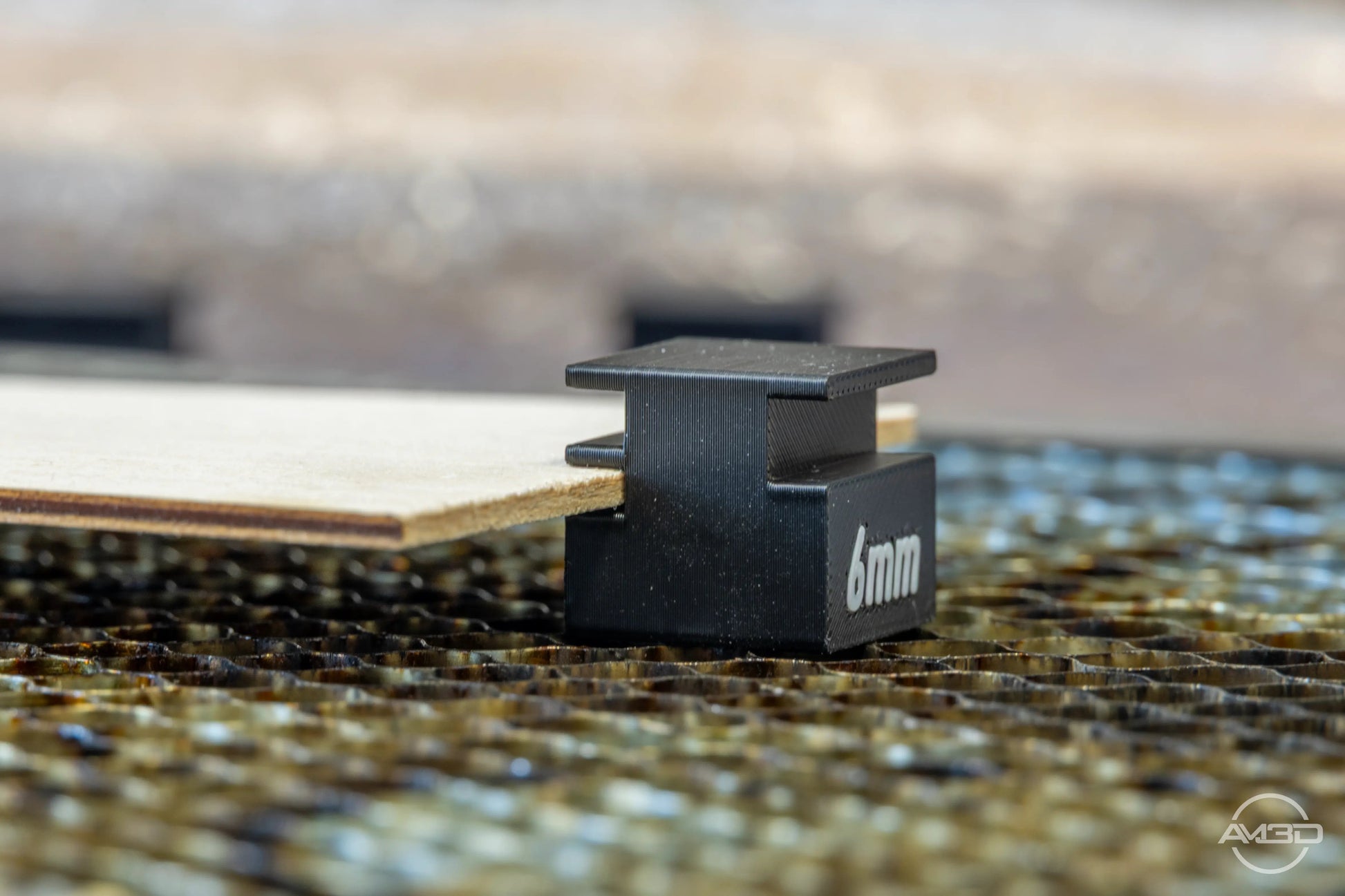 Magnetischer 3 - in - 1 Anschlagwürfel für Laser - Honeycomb / Wabentisch – 3 mm / 4 mm / 6 mm - AM3D Shop