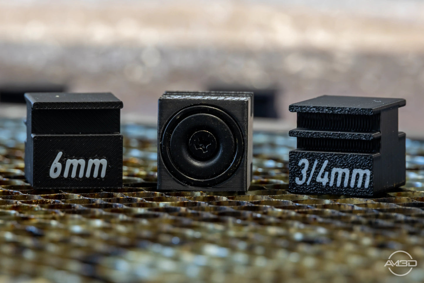 Magnetischer 3 - in - 1 Anschlagwürfel für Laser - Honeycomb / Wabentisch – 3 mm / 4 mm / 6 mm - AM3D Shop