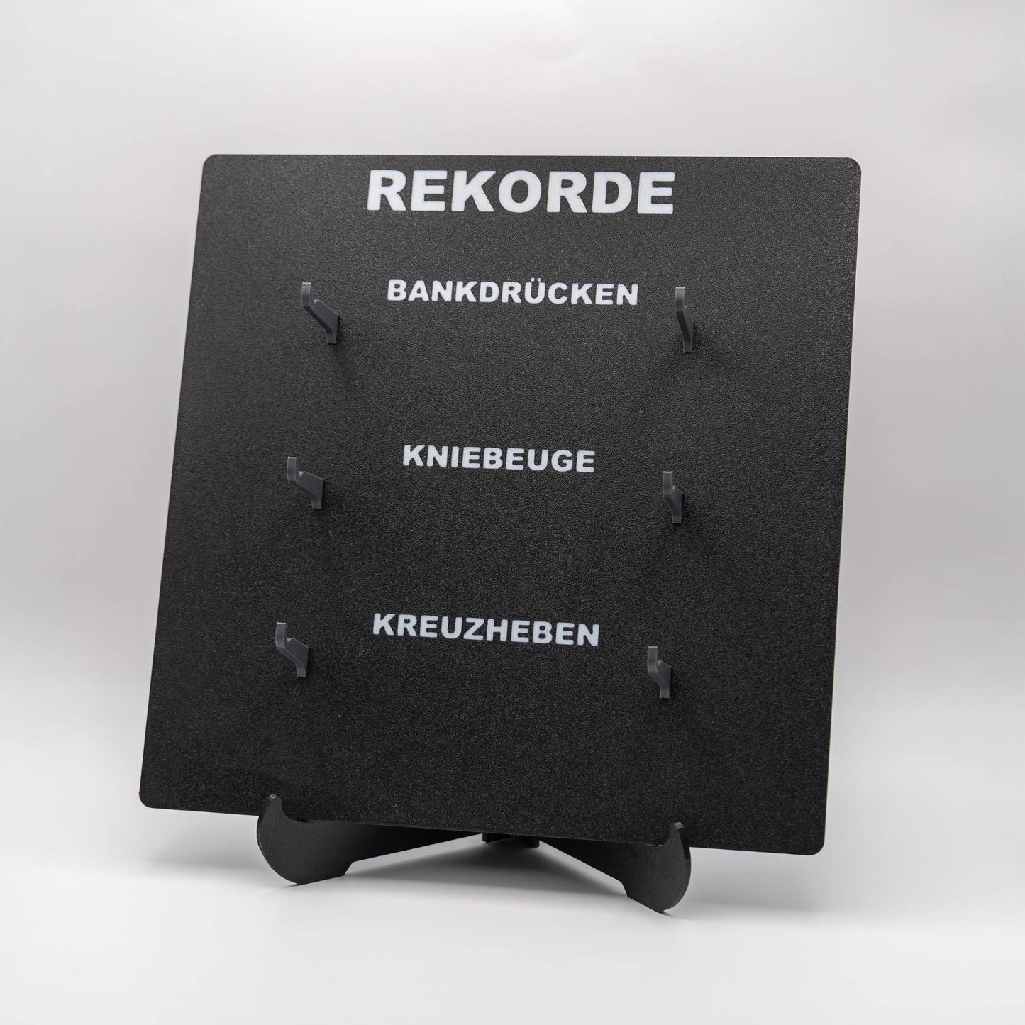 Mini Hantel Rekordtafel – PR Board für Powerlifter | Geschenk für Sportler & Gym - AM3D Shop