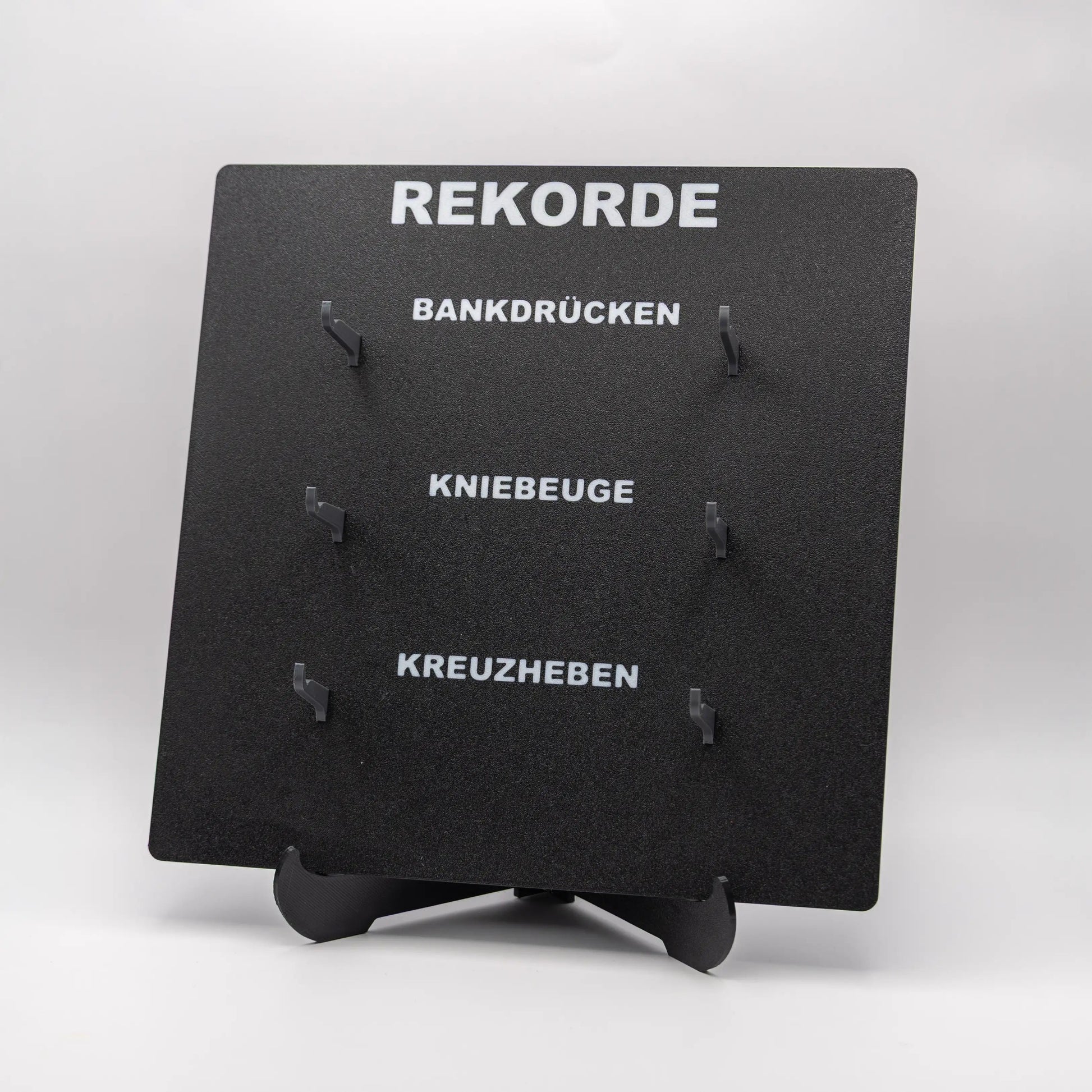 Mini Hantel Rekordtafel – PR Board für Powerlifter | Geschenk für Sportler & Gym - AM3D Shop