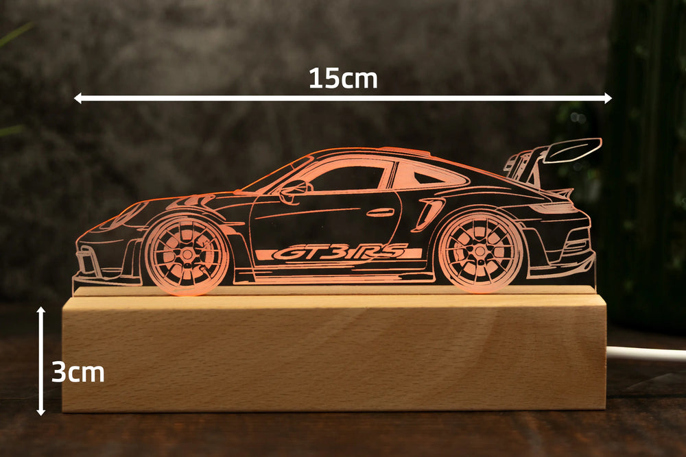 Personalisierte Auto Lampe aus Foto, LED Acryl Auto Lampe, Geschenk für Männer, Geschenk für Autoliebhaber, individuelles Auto Geschenk