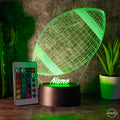 Personalisierbare 3D - LED - Lampe "Football" das perfekte Geschenk für Footballer und Fans! - AM3D Shop