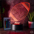 Personalisierbare 3D - LED - Lampe "Football" das perfekte Geschenk für Footballer und Fans! - AM3D Shop