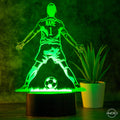 Personalisierte Tischlampe Fußballer - AM3D Shopmit Kunststoffsockel