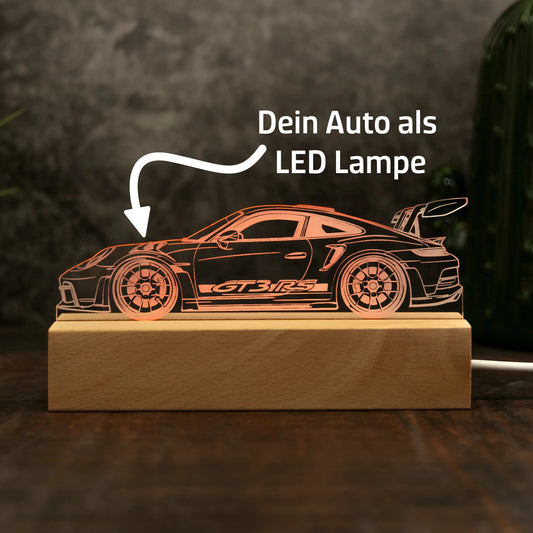 Personalisierte Auto Lampe aus Foto, LED Acryl Auto Lampe, Geschenk für Männer, Geschenk für Autoliebhaber, individuelles Auto Geschenk