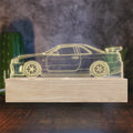 Personalisierte Auto Lampe aus Foto, LED Acryl Auto Lampe, Geschenk für Männer, Geschenk für Autoliebhaber, individuelles Auto Geschenk