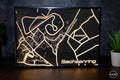 Sachsenring Karte als LED Bild - AM3D Shop
