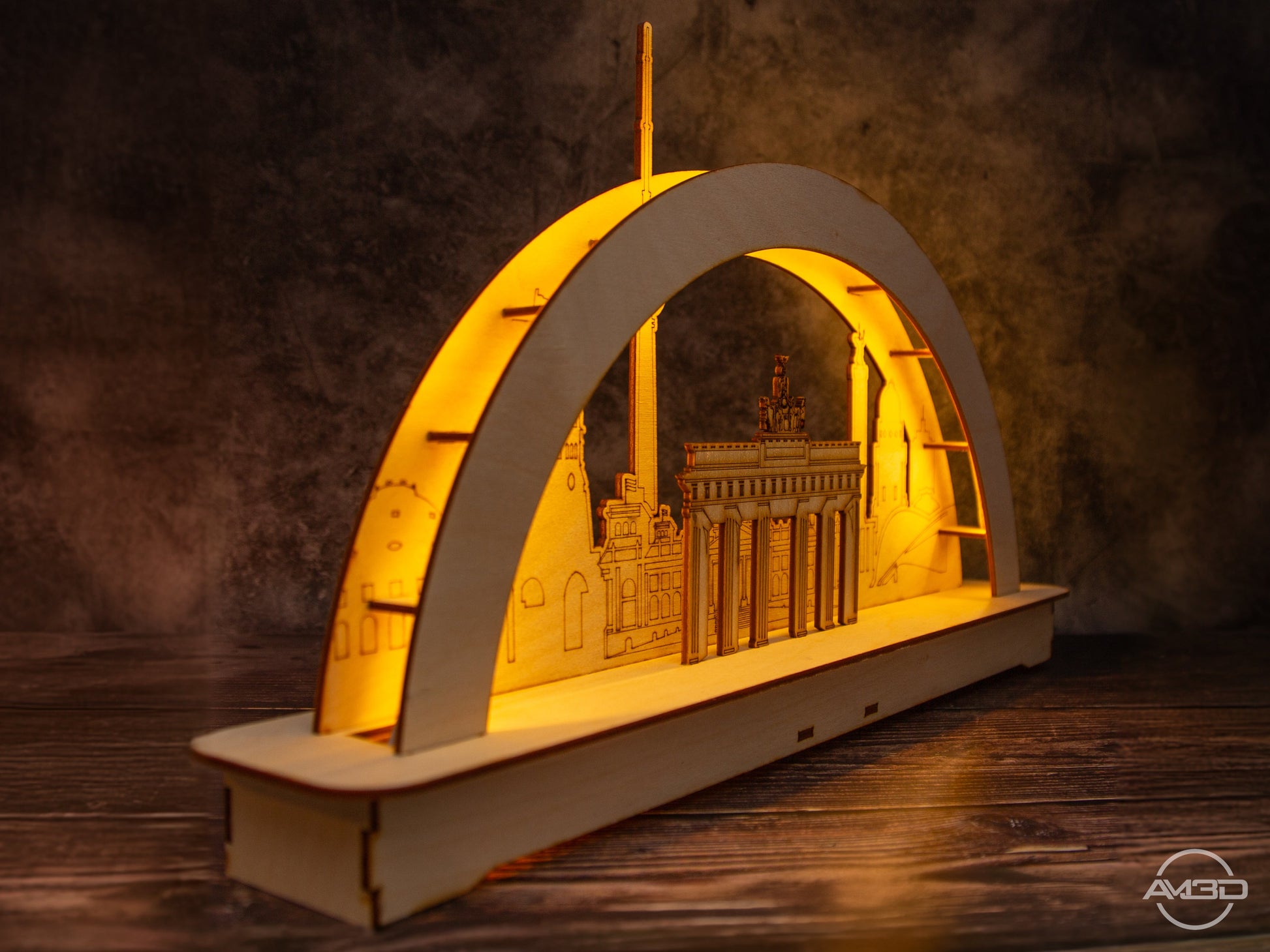 Schwibbogen "Berlin Skyline - AM3D ShopSchwibbogen