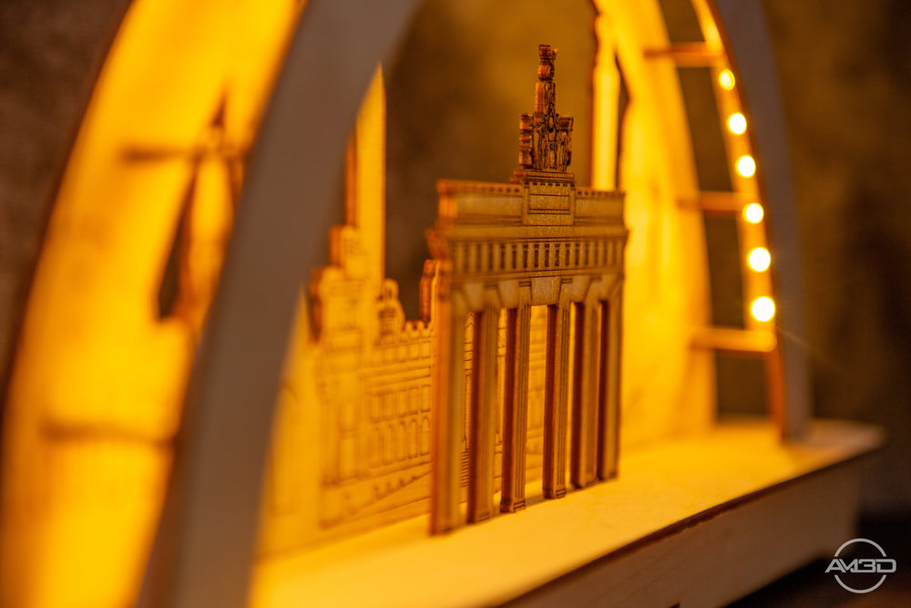 Schwibbogen "Berlin Skyline - AM3D ShopSchwibbogen