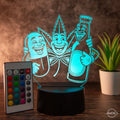 Tischlampe, Lampe Weed / 420 / Mary Jane/ Bier / Pillen/ Best Friends/ Geschenk Weed - AM3D Shopmit Kunststoffsockel