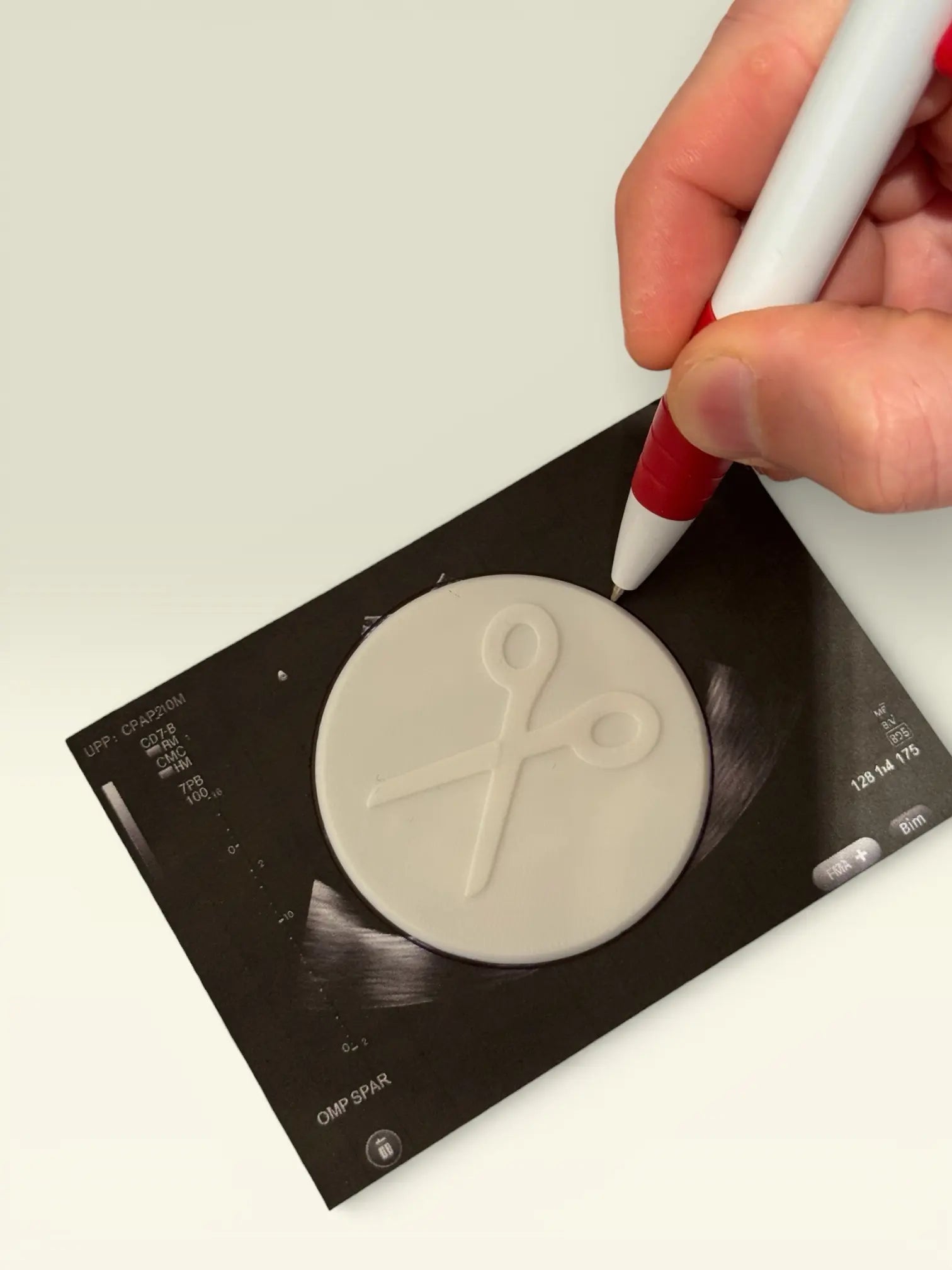 Ultraschall - Aufsteller „Werdende Mama“ – mit Wunschtext - AM3D Shop