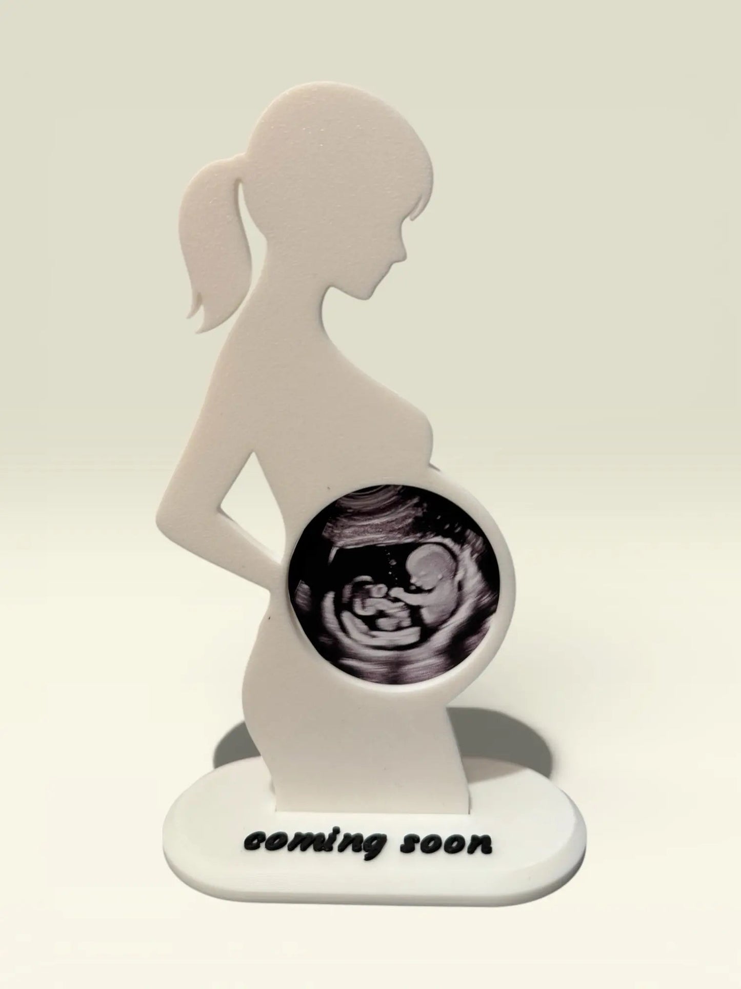 Ultraschall - Aufsteller „Werdende Mama“ – mit Wunschtext - AM3D Shop